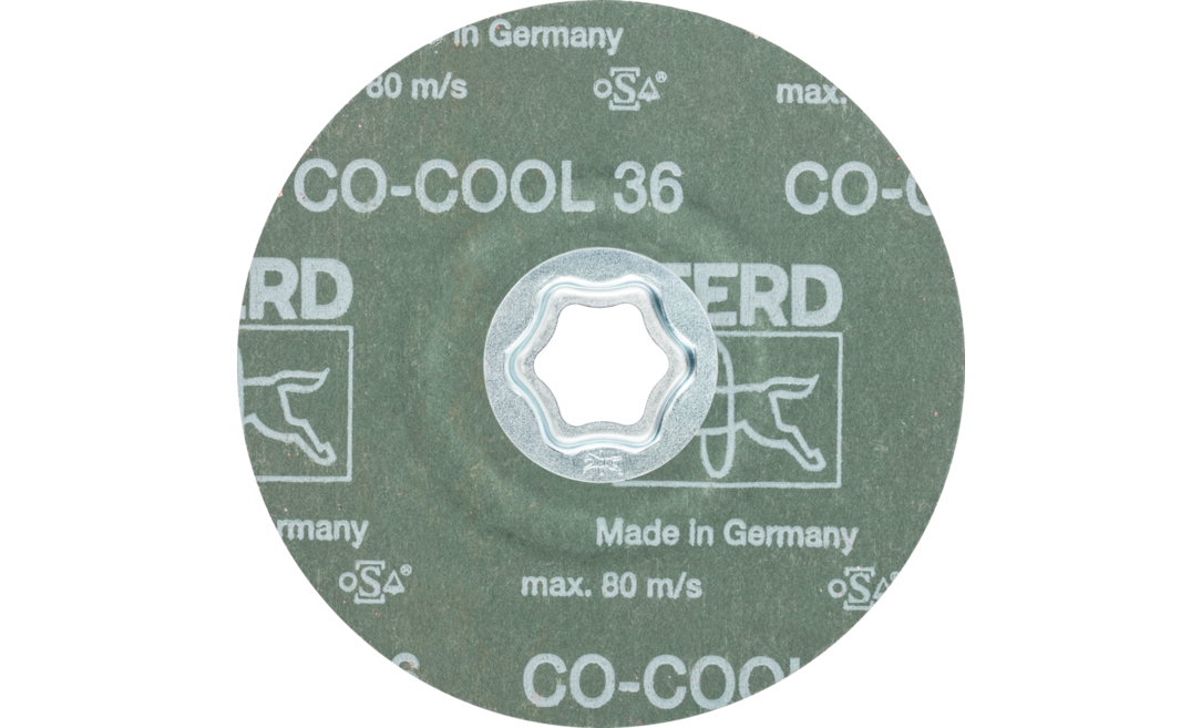 COMBICLICK - Fibre discs CC-FS - Ceramic oxide grain CO-COOL type 