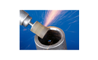 Mole con gambo - Per la lavorazione di spigoli in acciaio inossidabile (INOX) - Mole cilindriche INOX EDGE - Diam. gambo 6 x 40 mm [Sd x L2] - ZY 2040 6 AN 30 N5B INOX EDGE - ANWENDUNGSBILD 2
