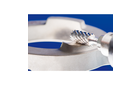 Fresas metal duro, aplicaciones de alto rendimiento - Dentado STEEL para acero y acero fundido - Forma cilíndrica ZYAS con dentado frontal - ø mango 6 mm - ZYAS 1225/6 STEEL HC-FEP - ANWENDUNGSBILD 1