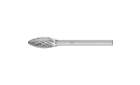 广泛应用的碳化钨旋转锉刀 - 适用于粗加工及精加工 - 火焰形 B - 柄径3毫米 - B 0613/3 Z3 PLUS - 产品图片