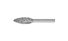 Limas rotativas para aplicações de alto desempenho - Corte CAST para ferro fundido - Forma de chama B - Haste ø 6 mm - B 1230/6 CAST - Imagem do produto