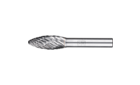 Limas rotativas para aplicações de alto desempenho - Corte CAST para ferro fundido - Forma de chama B - Haste ø 8 mm - B 1230/8 CAST - Imagem do produto