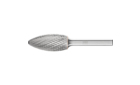 广泛应用的碳化钨旋转锉刀 - 适用于粗加工及精加工 - 火焰形 B - 柄径6毫米 - B 1635/6 Z3 PLUS - 产品图片