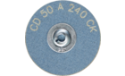 COMBIDISC® quick-change discs - Abrasive discs - Aluminum oxide A compact grain - CD system - 2'' COMBIDISC® Abrasive Disc Type CD - AO Compact Grain - 240 Grit - PRODUKTBILD HINTEN