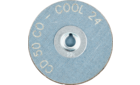 COMBIDISC® quick-change discs - Abrasive discs - Ceramic oxide CO-COOL - CD system - 2'' COMBIDISC® Ceramic Disc Type CD - Ceramic Oxide - 24 Grit - PRODUKTBILD HINTEN