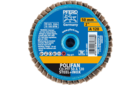 COMBIDISC® quick-change discs - Mini-POLIFAN® discs - Aluminum oxide A - CD system - 2'' POLIFAN® Mini Flap Disc - Flat Aluminum Oxide - 120 Grit - PRODUKTBILD HINTEN