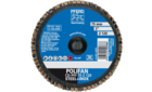 COMBIDISC® quick-change discs - Mini-POLIFAN® discs - Zirconia alumina Z - CD system - 3'' POLIFAN® Mini Flap Disc - Flat Zirconia - 120 Grit - PRODUKTBILD HINTEN