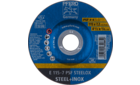 Discos de desbaste - Linha universal PSF - PSF STEELOX - Tipo com centro deprimido E (Formato 27) - E 115-7 PSF STEELOX - Imagem do produto