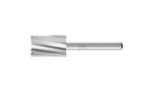HSS-Frässtifte - Für die Fein- und Grobzerspanung - Zylinderform mit Stirnverzahnung A-ST - Schaft-ø 6 mm - HSS A 1625ST/6 ALU - Produktbild