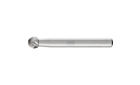 HSS frezeler - İnce ve kaba talaş kaldırma için - Top Tipi F - Sap çapı 6 mm - Sap çapı 6 mm - Ürün görüntüsü