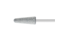 Schleifstifte - Für den Kanteneinsatz auf Grau- und Sphäroguss - Kegelstifte CAST EDGE - Schaft-ø 6 x 40 mm [Sd x L2] - KE 1645 6 CU 46 R5V CAST EDGE - Produktbild