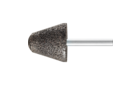 Saplı taşlar - Paslanmaz çelik (INOX) üzerinde kenar taşlama için - INOX EDGE, radyüs uçlu konik - Sap çapı 6 x 40 mm [Sd x L2] - KE 3232 6 AN 24 N5B INOX EDGE - Ürün görüntüsü