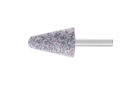 Meules sur tige - Pour une utilisation en surface sur la fonte grise et à graphite sphéroïdal - Meules sur tige coniques CAST - ø de tige 8 x 40 mm [Sd x L2] - KE 3250 8 ARN 24 K5V CAST - Image du produit