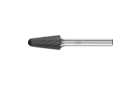 广泛应用的碳化钨旋转锉刀 - 适用于粗加工及精加工 - 带端刃的圆头锥形 KEL - 柄径6毫米 - KEL 1225/6 Z3 PLUS HC-FEP - 产品图片