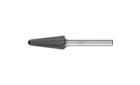 广泛应用的碳化钨旋转锉刀 - 适用于粗加工及精加工 - 带端刃的圆头锥形 KEL - 柄径6毫米 - KEL 1230/6 Z3 PLUS HC-FEP - 产品图片