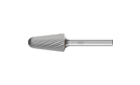 广泛应用的碳化钨旋转锉刀 - 适用于粗加工及精加工 - 带端刃的圆头锥形 KEL - 柄径6毫米 - KEL 1630/6 Z3 PLUS - 产品图片