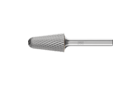 广泛应用的碳化钨旋转锉刀 - 适用于粗加工及精加工 - 带端刃的圆头锥形 KEL - 柄径6毫米 - KEL 1630/6 Z4 - 产品图片