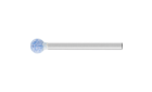 Schleifstifte - Für den universellen Einsatz auf schwer zerspanbaren Werkstoffen - Kugelstifte TOUGH - Schaft-ø 3 x 30 mm [Sd x L2] - KU 06 3 AWCO 60 J5V TOUGH - Produktbild