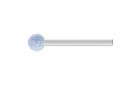 Schleifstifte - Für den universellen Einsatz auf schwer zerspanbaren Werkstoffen - Kugelstifte TOUGH - Schaft-ø 3 x 30 mm [Sd x L2] - KU 08 3 AWCO 100 J5V TOUGH - Produktbild