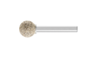 Meules sur tige - Pour une utilisation sur les arêtes en acier inoxydable (INOX) - Meules sur tige sphériques INOX EDGE - ø de tige 6 x 40 mm [Sd x L2] - ø de tige 6 x 40 mm [Sd x L2] - Image du produit