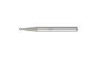 广泛应用的碳化钨旋转锉刀 - 适用于粗加工及精加工 - 球形 KUD - 柄径3毫米 - 柄径3毫米 - 产品图片