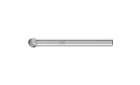 广泛应用的碳化钨旋转锉刀 - 适用于粗加工及精加工 - 球形 KUD - 柄径3毫米 - KUD 0403/3 Z4 - 产品图片