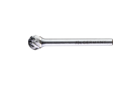 HM-Frässtifte für Hochleistungsanwendungen - Zahnung ALLROUND für den vielseitigen Einsatz - Kugelform KUD - Schaft-ø 3 mm - KUD 0605/3 ALLROUND - Produktbild
