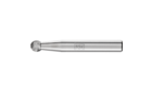 HM-Frässtifte für Hochleistungsanwendungen - Zahnung MICRO für die Feinbearbeitung - Kugelform KUD - Schaft-ø 6 mm - KUD 0605/6 MICRO - Produktbild