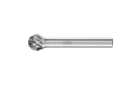Yüksek performanslı uygulamalar için frezeler - Çelik ve çelik döküm için STEEL kesim - Top Tipi KUD - Sap çapı 6 mm - KUD 1009/6 STEEL - Ürün görüntüsü