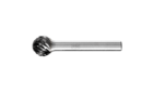 HM-Frässtifte für Hochleistungsanwendungen - Zahnung ALLROUND für den vielseitigen Einsatz - Kugelform KUD - Schaft-ø 6 mm - KUD 1210/6 ALLROUND HC-FEP - Produktbild