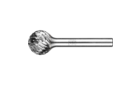适用于高性能应用的碳化钨旋转锉 - 通用齿形ALLROUND齿 - 球形 KUD - 柄径6毫米 - KUD 1614/6 ALLROUND - 产品图片