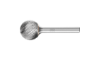 广泛应用的碳化钨旋转锉刀 - 适用于粗加工及精加工 - 球形 KUD - 柄径6毫米 - KUD 2018/6 Z3 PLUS - 产品图片