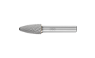 广泛应用的碳化钨旋转锉刀 - 适用于粗加工及精加工 - 带端刃的圆头树形 RBF - 柄径8毫米 - RBF 1225/8 Z3 PLUS - 产品图片