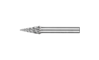 TC burrs for high-performance applications - STEEL cut for steel and cast steel - Conical pointed shape SKM - Shank dia. 6 mm - SKM 0820/6 STEEL - Product image