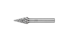 Fresas metal duro, aplicaciones de alto rendimiento - Dentado STEEL para acero y acero fundido - Forma cónica apuntada SKM - ø mango 6 mm - SKM 1020/6 STEEL - la imagen del producto