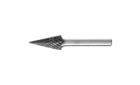 HM-Frässtifte für Hochleistungsanwendungen - Zahnung ALLROUND für den vielseitigen Einsatz - Spitzkegelform SKM - Schaft-ø 6 mm - Schaft-ø 6 mm - Produktbild