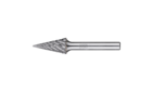 Yüksek performanslı uygulamalar için frezeler - Çelik ve çelik döküm için STEEL kesim - Sivri Uçlu Konik Tip SKM - Sap çapı 6 mm - SKM 1225/6 STEEL - Ürün görüntüsü
