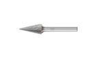 广泛应用的碳化钨旋转锉刀 - 适用于粗加工及精加工 - 锥形 SKM - 柄径6毫米 - SKM 1225/6 Z3 PLUS - 产品图片