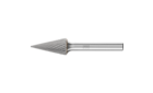广泛应用的碳化钨旋转锉刀 - 适用于粗加工及精加工 - 锥形 SKM - 柄径6毫米 - SKM 1225/6 Z4 - 产品图片
