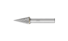 广泛应用的碳化钨旋转锉刀 - 适用于粗加工及精加工 - 锥形 SKM - 柄径8毫米 - SKM 1225/8 Z3 PLUS - 产品图片