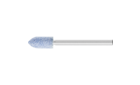 Stiftstenen - Voor het universeel gebruik op moeilijk verspaanbare materialen - Stiftstenen spitse boogvorm TOUGH - Stift-ø 3 x 30 mm [Sd x L2] - SP 0613 3 AWCO 100 J5V TOUGH - Productafbeelding