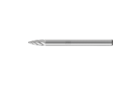 HM-Frässtifte für Hochleistungsanwendungen - Zahnung INOX für Edelstahl (INOX) - Spitzbogenform SPG - Schaft-ø 3 mm - SPG 0307/3 INOX - Produktbild