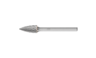 广泛应用的碳化钨旋转锉刀 - 适用于粗加工及精加工 - 尖头树形SPG - 柄径3毫米 - SPG 0613/3 Z4 - 产品图片