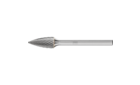 广泛应用的碳化钨旋转锉刀 - 适用于粗加工及精加工 - 尖头树形SPG - 柄径3毫米 - SPG 0613/3 Z5 - 产品图片