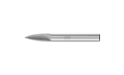 广泛应用的碳化钨旋转锉刀 - 适用于粗加工及精加工 - 尖头树形SPG - 柄径6毫米 - SPG 0618/6 Z5 - 产品图片