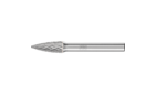 广泛应用的碳化钨旋转锉刀 - 适用于粗加工及精加工 - 尖头树形SPG - 柄径6毫米 - SPG 0820/6 Z3 PLUS - 产品图片