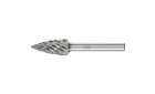 Fresas metal duro, aplicaciones de alto rendimiento - Dentado CAST para fundición - Forma obús SPG - ø mango 6 mm - SPG 1225/6 CAST - la imagen del producto