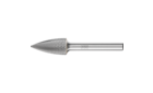 Fresas metal duro, aplicaciones de alto rendimiento - Dentado MICRO para trabajos de afinado - Forma obús SPG - ø mango 6 mm - SPG 1225/6 MICRO - la imagen del producto