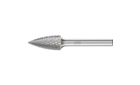 广泛应用的碳化钨旋转锉刀 - 适用于粗加工及精加工 - 尖头树形SPG - 柄径6毫米 - SPG 1225/6 Z4 - 产品图片