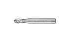 HM-Frässtifte für Hochleistungsanwendungen - Zahnung ALLROUND für den vielseitigen Einsatz - Tropfenform TRE - Schaft-ø 6 mm - Schaft-ø 6 mm - Produktbild